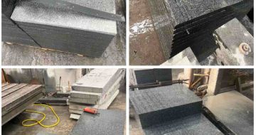 连云港 芝麻黑地铺石材