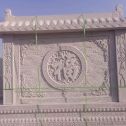 连云港 芝麻白花岗岩屏风，照壁，影壁
