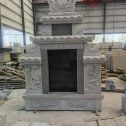 连云港 芝麻灰高档墓碑、土墓，一套也支持定做