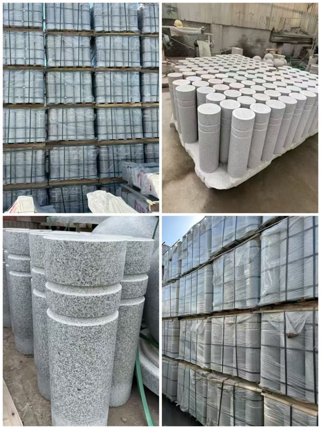 连云港 芝麻白花岗岩挡车柱、隔离柱多少钱