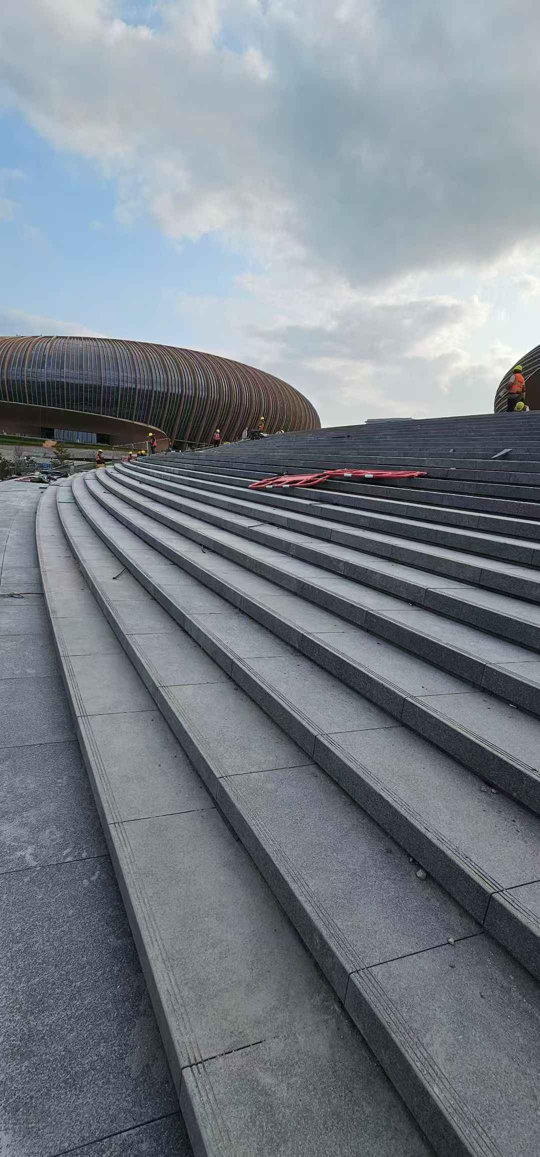 连云港 弧形整石台阶铺装效果图