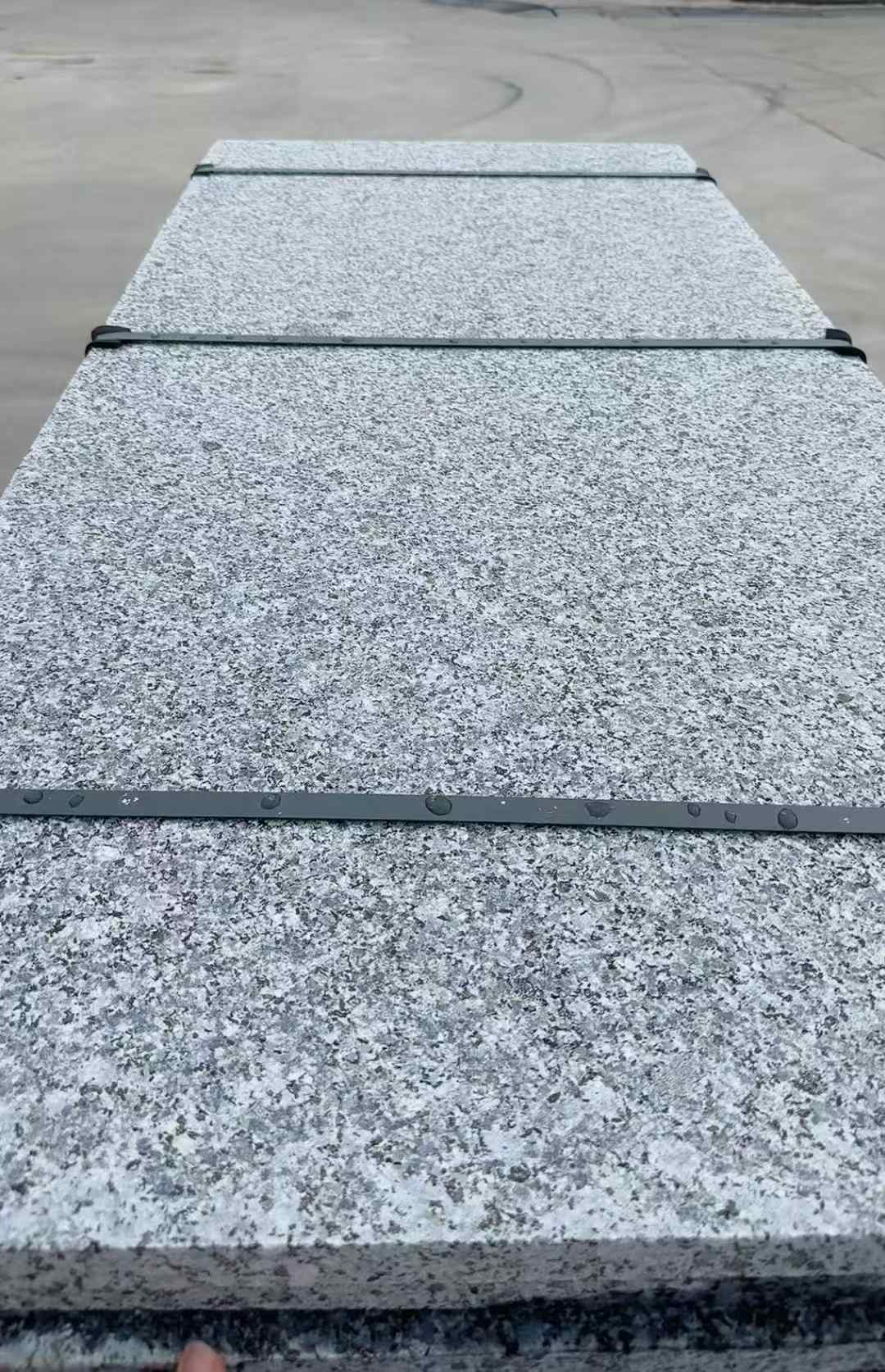 连云港 芝麻黑火烧面毛板，条板，半成品