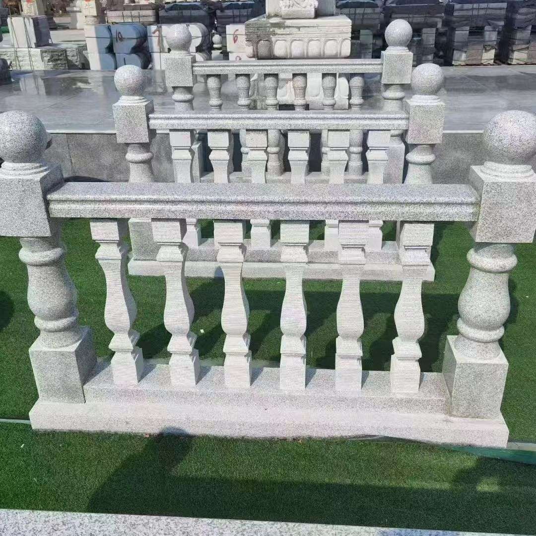 连云港 别墅石材栏杆特写